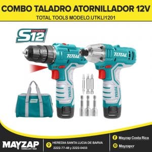 COMBO-TALADRO-Y-ATORNILLADOR-DE-12-VOLTIOS-TOTAL-TOOLS-MODELO-UTKLI1201