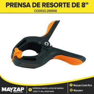 PRENSA DE RESORTE DE 8 PULGADAS HOTECHE 290608