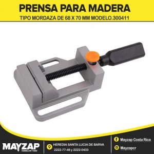 PRENSA PARA MADERA RECTA TIPO MORDAZA DE 2-1/2 X 3"