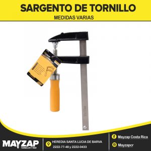 PRENSA SARGENTO PARA MADERA DE TORNILLO HOTECHE