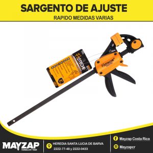 SARGENTO DE AJUSTE RAPIDO MANGO ERGONOMICO Y BARRA DE ACERO HOTECHE