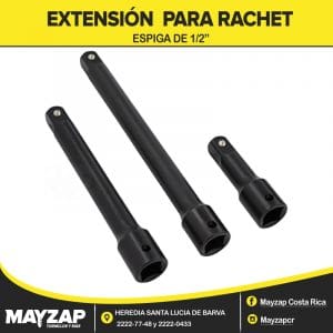 Extensión para rachet de 1/2 pulgada en diferentes largos YATO