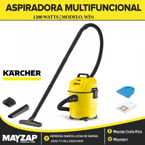 ASPIRADORA KARCHER WD1 DE 1200 WATTS | CAPACIDAD DE 15 LITROS