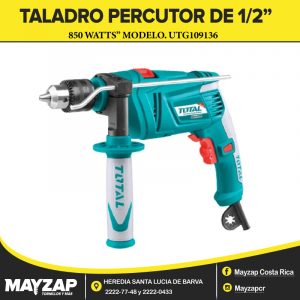 TALADRO PERCUTOR TOTAL DE 850 WATTS MODELO UTG109136
