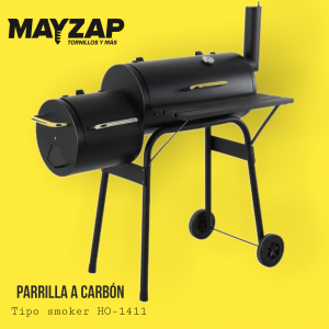 PARRILLA A CARBÓN TIPO SMOKER HUNTER MODELO HO-1411
