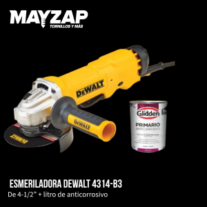 Esmeriladora Dewalt 4 1/2 modelo DWE-4314-B3