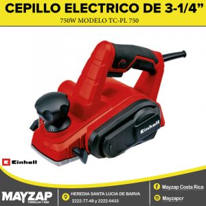 Cepillo eléctrico para madera EINHELL de 3-1/4" modelo TC-PL 750