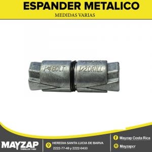 Expander Metálico para Concreto.