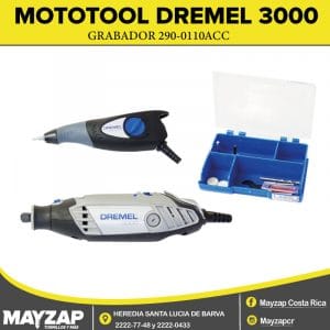 MOTORTOOL DREMEL 3000 + 10 accesorios +Grabador de Metales 130 Watts