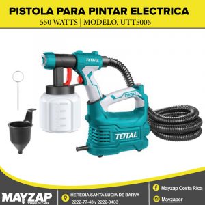 Pistola de pintar eléctrica TOTAL TOOLS MODELO UTT5006 de 550 watts