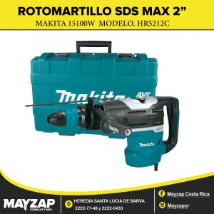 Rotomartillo SDS MAX MAKITA modelo HR5212C DE 15100 WATTS