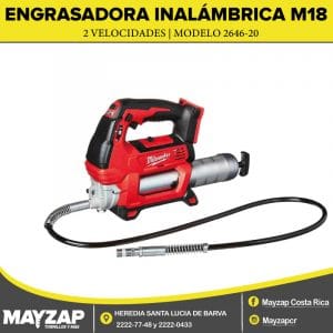Engrasadora MILWAUKEE M18 inalámbrica modelo 2646-20