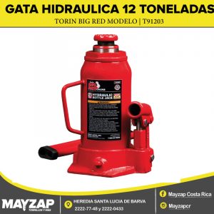Gata Hidraulica de botella TORIN BIG RED de 12 toneladas T91203