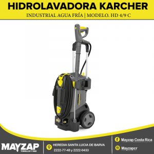 Hidrolavadora KARCHER industrial para agua fría modelo HD 4/9 C