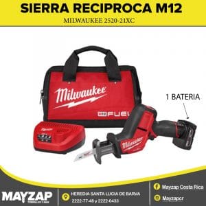 SIERRA-RECIPROCA-O-SAW-SALL-MILWAUKEE-DE-BATERIA-DE-12V-MODELO-2520-21XC