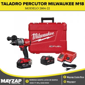 Taladro percutor MILWAUKEE M18 modelo 2804-22