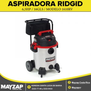 ASPIRADORA RIDGID MODELO 1610RV