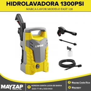 HIDROLAVADORA LAVOR MODELO FAST 120 DE 1300 PSI