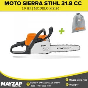 MOTOSIERRA STIHL DE 31.8CC MODELO MS180