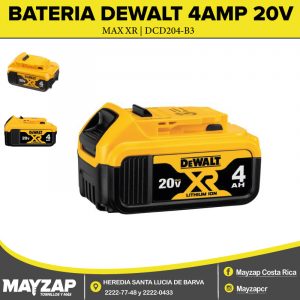 Bateria DEWALT de 4 amperios 20V MAX XR
