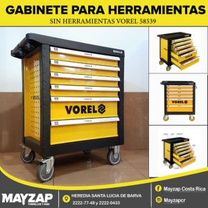 Gabinete para herramientas (SIN HERRAMIENTAS) de 6 Gavetas | Vorel 58539
