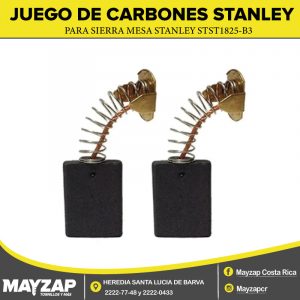 JUEGO DE CARBONES PARA SIERRA MESA STANLEY
