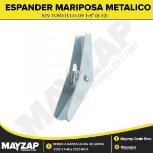 Espander Mariposa gypsum 1/8" metalico sin tornillo