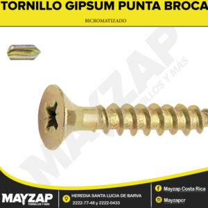 TORNILLO-GYPSUM-PUNTA-BROCA-BICROMATIZADO
