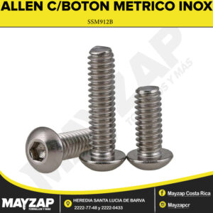 TORNILLO-ALLEN-BOTON-INOX-METRICO-SSM912B