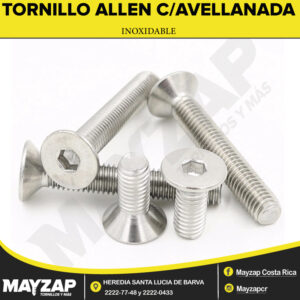 Tornillos Allen Avellanados Inoxidables