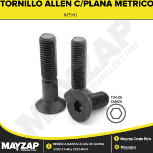 TORNILLO-ALLEN-CABEZA-PLANA-METRICO