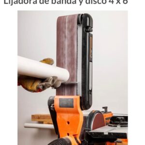 Lijadora de Banda y Disco TRUPER 4X36 Y DISCO DE 6"
