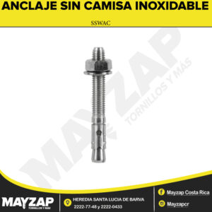 ANCLAJE SIN CAMISA INOXIDABLE