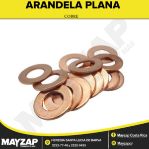 ARANDELA PLANA DE COBRE
