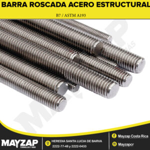BARRAS ROSCADA ACERO B7 ESTRUCTURAL ASTM A193
