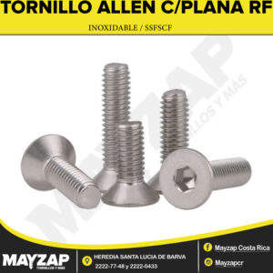 TORNILLO ALLEN AVELLANADO RF INOXIDABLE