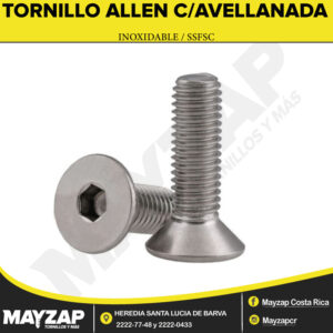 TORNILLOS-ALLEN-CABEZA-PLANA-INOX-SSFSC