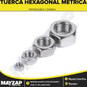 TUERCA-HEXAGONAL-METRICA-INOX-SSM934