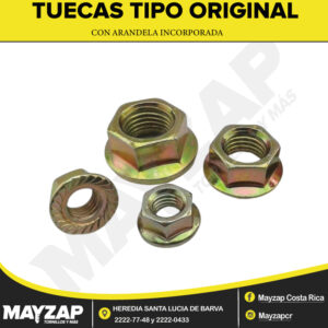 TUERCA TIPO ORIGINAL CON ARANDELA INCORPORADA