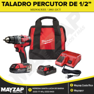 TALADRO-PERCUTOR-MILWAUKEE-2802-22CT