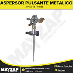 Aspersor Pulsante Metalico Marca Hoteche 374024
