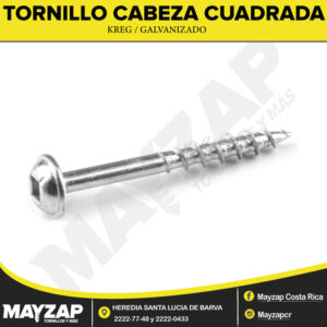 TORNILLO-KREG-CABEZA-CUADRADA-GALVANIZADO