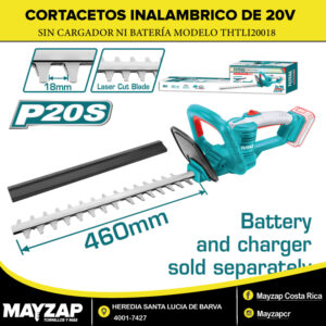 CORTACETOS-INALAMBRICO-DE-20-VOLTIOS-TOTAL-TOOLS-MODELO-THTLI20018