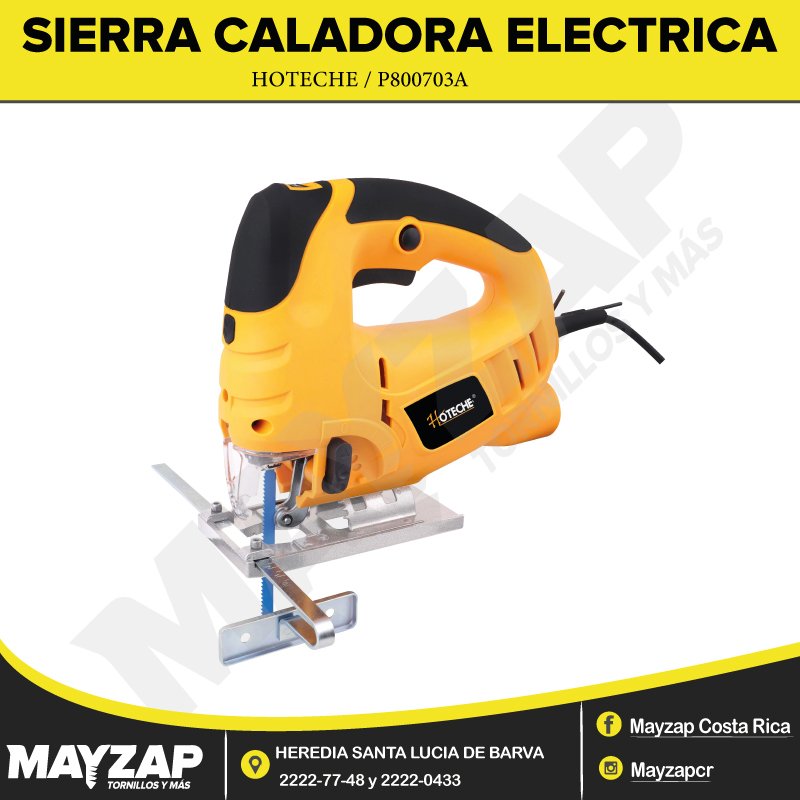 Sierra Caladora Electrica Marca Hoteche P800703A - Mayzap Tornillos y  Herramientas