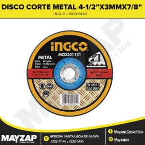 DISCO-ROTE-METAL-INGCO-MCD301151