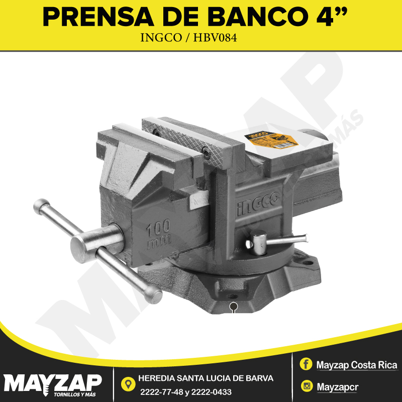 Prensa de Banco con Base Giratoria de 8