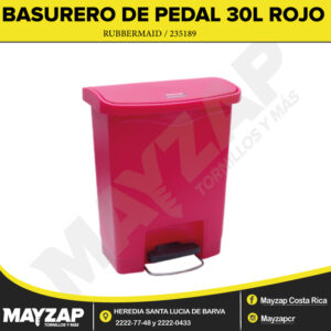 BASURERO-DE-PEDAL-ROJO-RUBBERMAID-235189