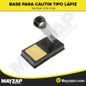 BASE PARA CAUTÍN TIPO LÁPIZ CON LIMPIADOR DE ESPONJA