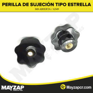 Perilla-de-sujeción-tipo-tuerca-estrella-M8-abierta
