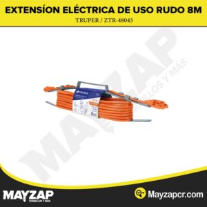Extensión eléctrica de uso rudo 8 m 2x16 AWG, Volteck